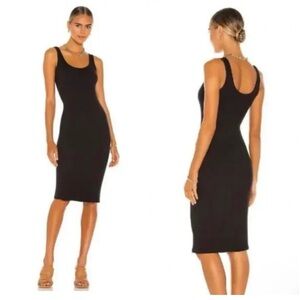 NWT Monrow from REVOLVE Super Soft Ribbed Tank Dress size Large